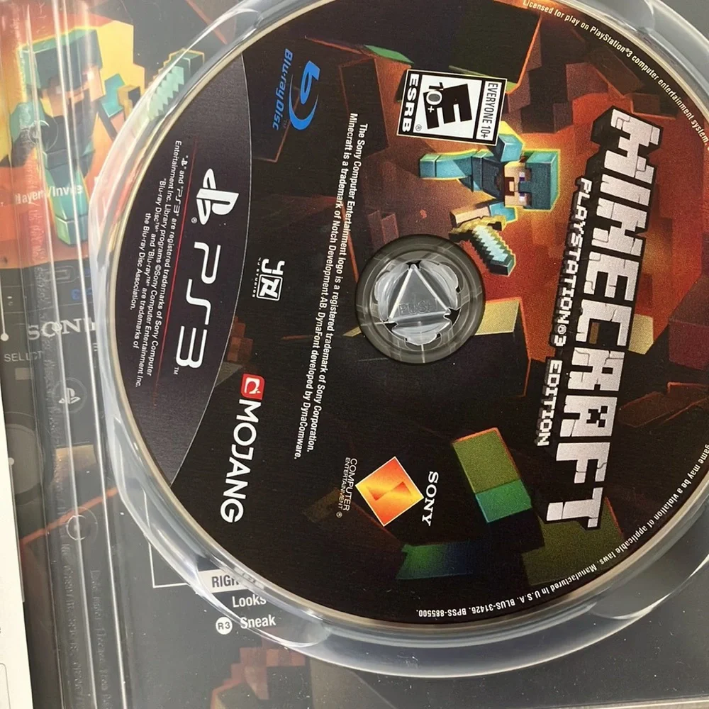 PS3 mine craft video game
